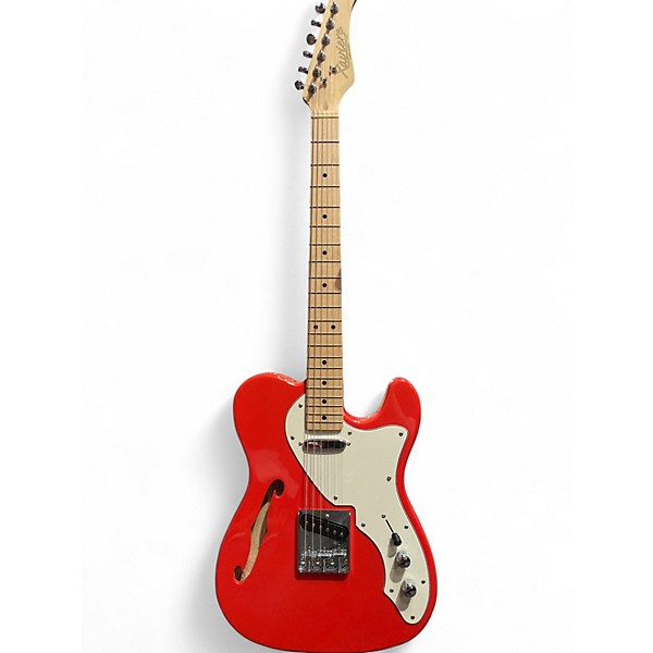 Used Xaviere PRO842 Red Hollow Body Electric Guitar