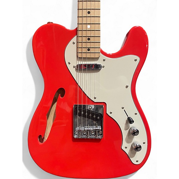 Used Xaviere PRO842 Red Hollow Body Electric Guitar