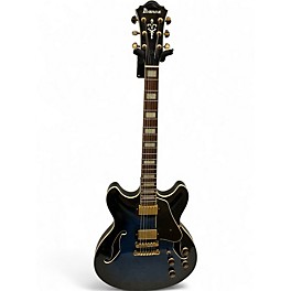 Used Ibanez AS93 Artcore Blue Sunburst Hollow Body Electric Guitar