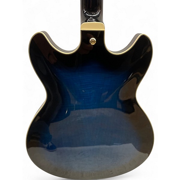 Used Ibanez AS93 Artcore Blue Sunburst Hollow Body Electric Guitar