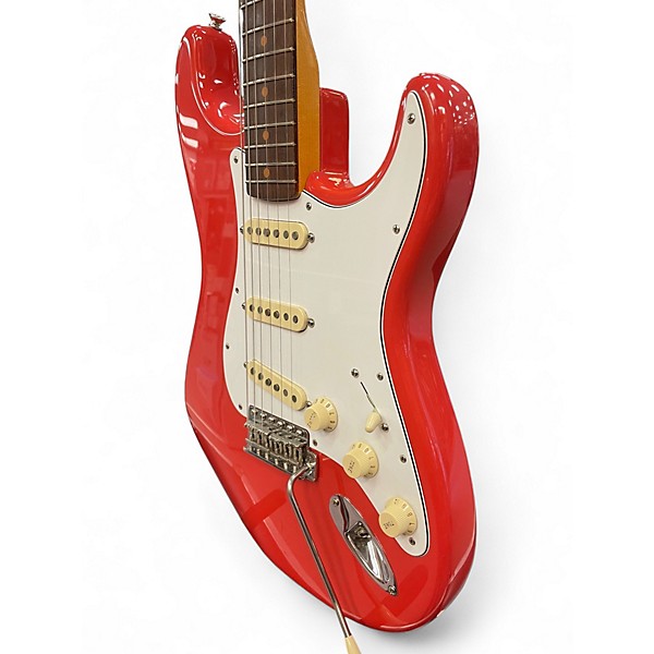 Used 2024 Fender American Vintage II 61 REISSUE Fiesta Red Solid Body Electric Guitar