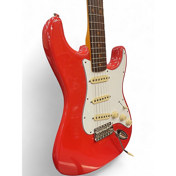 Used 2024 Fender American Vintage II 61 REISSUE Fiesta Red Solid Body Electric Guitar