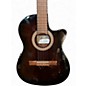 Used 2025 Ibanez GA35TCE Sunburst Classical Acoustic Electric Guitar