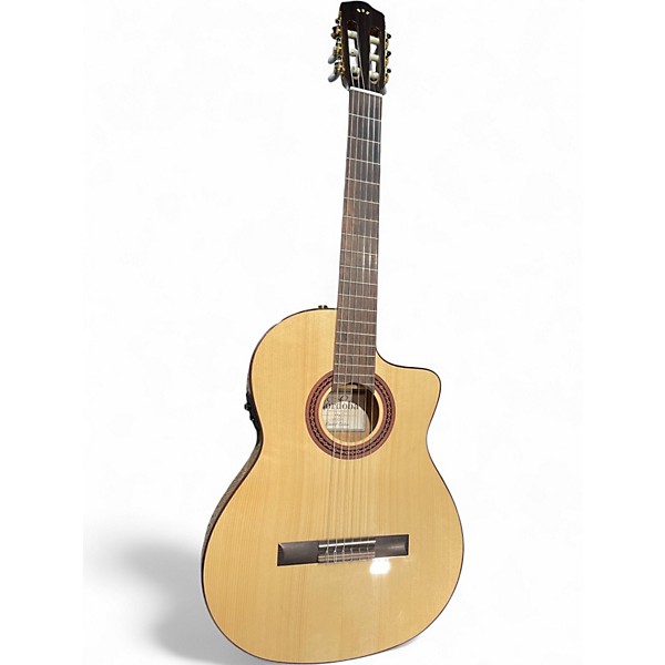Used Cordoba C5-CET Thinline Spalted Maple Classical Acoustic Electric Guitar