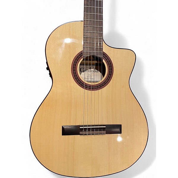 Used Cordoba C5-CET Thinline Spalted Maple Classical Acoustic Electric Guitar