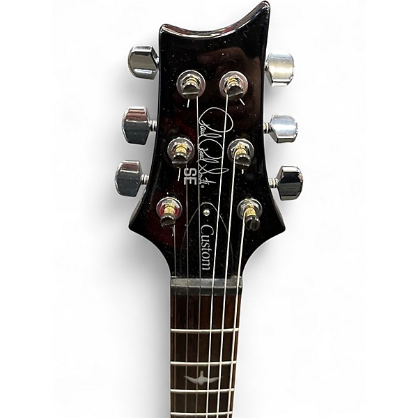 Used PRS Custom 24 Tremolo Left Handed AMBER BURST Electric Guitar