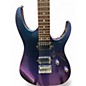 Used Ibanez GIO GRG121SP Blue Metal Chameleon Solid Body Electric Guitar