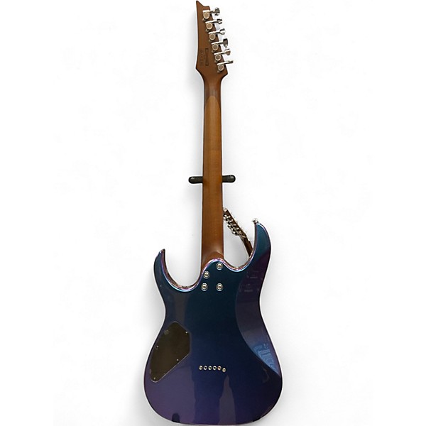Used Ibanez GIO GRG121SP Blue Metal Chameleon Solid Body Electric Guitar