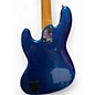 Used 2023 Fender American Ultra Jazz Bass Electron Blue Metallic Electric Bass Guitar thumbnail