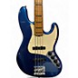Used 2023 Fender American Ultra Jazz Bass Electron Blue Metallic Electric Bass Guitar