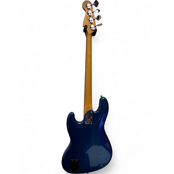 Used 2023 Fender American Ultra Jazz Bass Electron Blue Metallic Electric Bass Guitar