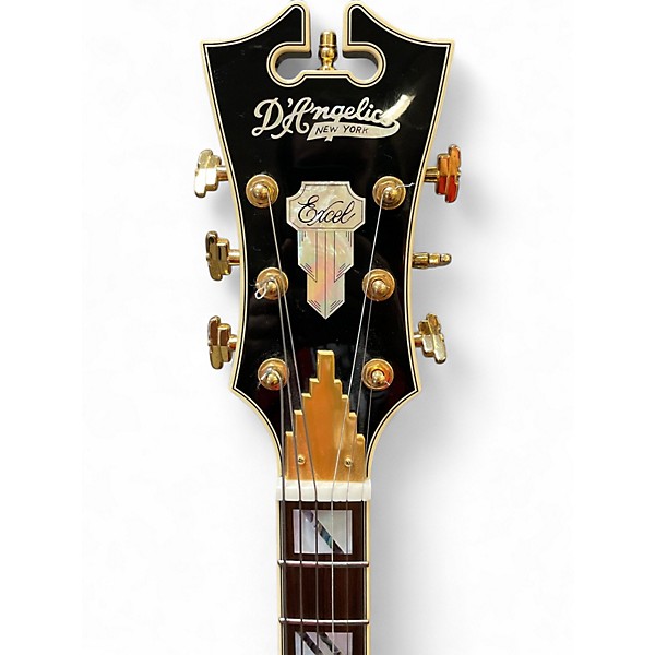 Used D'Angelico EXL-1 Black Hollow Body Electric Guitar