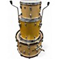 Vintage 1962 Slingerland 3 Piece 3 Piece Gold Sparkle Drum Kit thumbnail