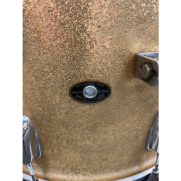 Vintage 1962 Slingerland 3 Piece 3 Piece Gold Sparkle Drum Kit