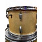 Vintage 1962 Slingerland 3 Piece 3 Piece Gold Sparkle Drum Kit