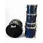 Used Pearl 5 Piece Forum navy blue Drum Kit