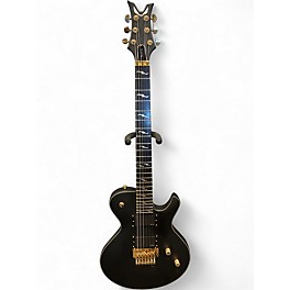Used Dean Deceiver F with Floyd Rose Black and Gold Solid Body Electric Guitar