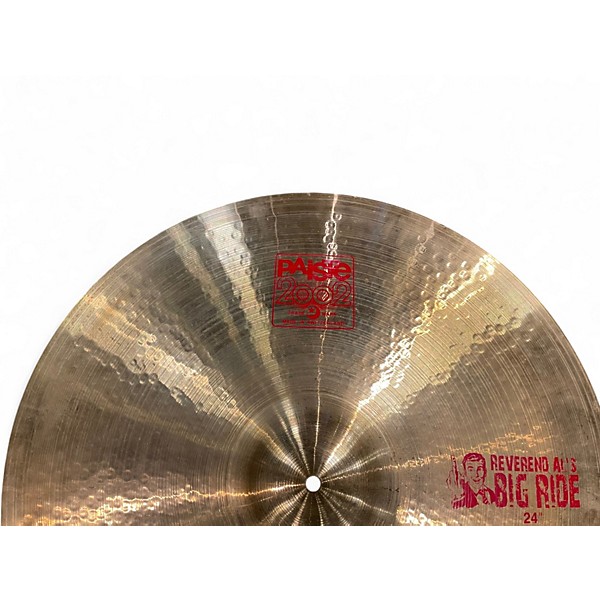 Used Paiste 24in 2002 Reverend Al's Big Ride Cymbal