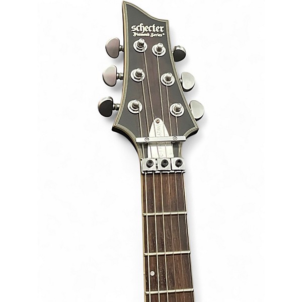 Used Schecter Guitar Research C1 Platinum Satin Red Solid Body Electric Guitar