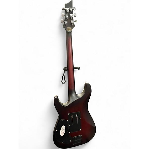 Used Schecter Guitar Research C1 Platinum Satin Red Solid Body Electric Guitar