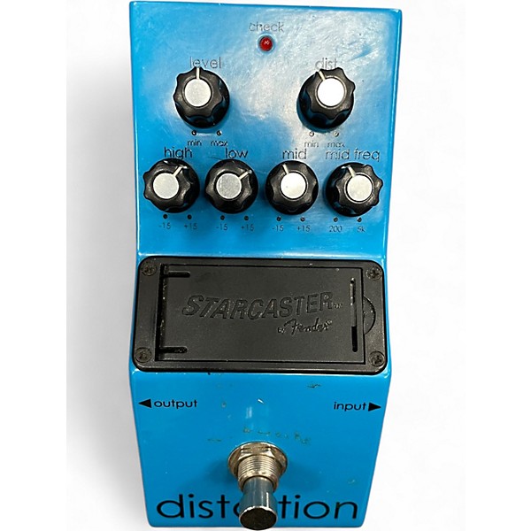 Used Fender STARCASTER DISTORTION Effect Pedal