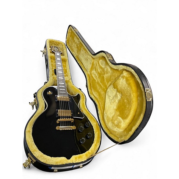 Used 2025 Epiphone INSPIRED BY GIBSON CUSTOM LES PAUL Ebony Solid Body Electric Guitar
