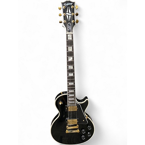 Used 2025 Epiphone INSPIRED BY GIBSON CUSTOM LES PAUL Ebony Solid Body Electric Guitar