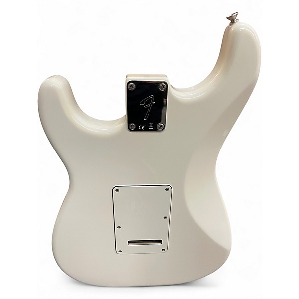 Used 2019 Fender Player Stratocaster White Solid Body Electric Guitar