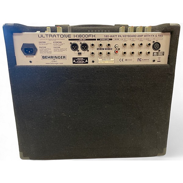 Used Behringer K1800FX 180W Keyboard Amp
