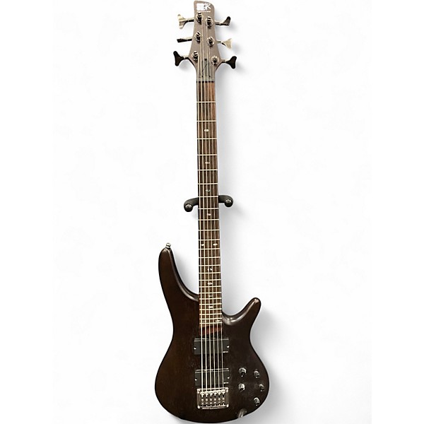 Used Ibanez SRC6 Brown Electric Bass Guitar