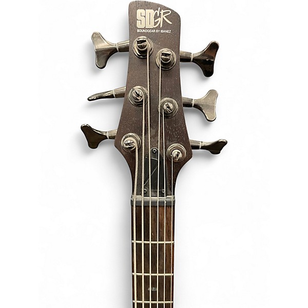 Used Ibanez SRC6 Brown Electric Bass Guitar