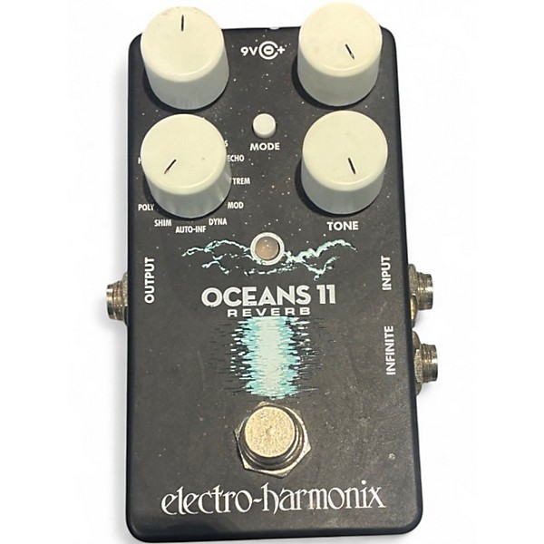 Used Electro-Harmonix Oceans 11 Reverb Effect Pedal
