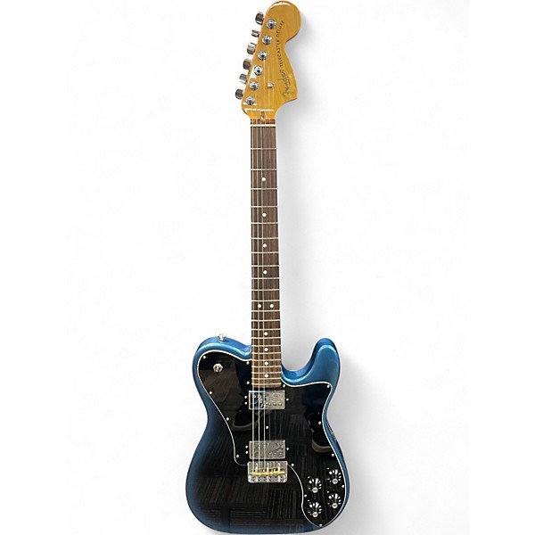 Used Fender American Professional II Telecaster Deluxe Dark Night Solid Body Electric Guitar