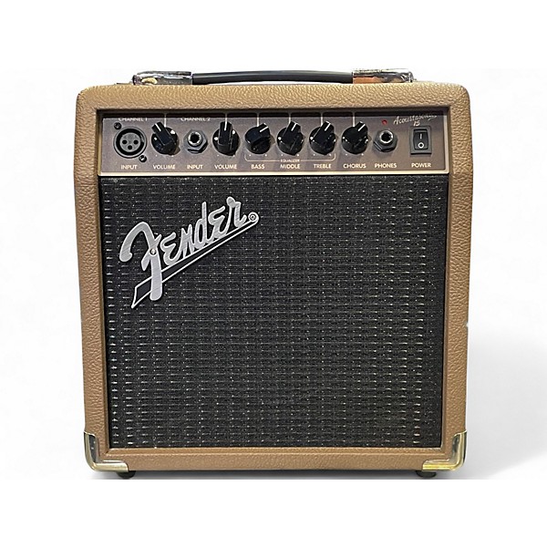 Used Fender Acoustasonic 15 Acoustic Guitar Combo Amp