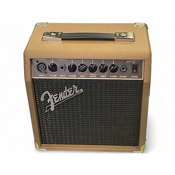 Used Fender Acoustasonic 15 Acoustic Guitar Combo Amp