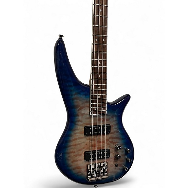 Used Jackson JS3Q Blue Electric Bass Guitar