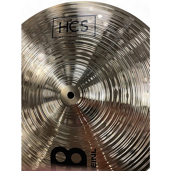 Used MEINL 15in HCS Hi Hat Pair Cymbal