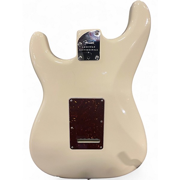 Used Fender American Professional Stratocaster SSS Olympic White Solid Body Electric Guitar