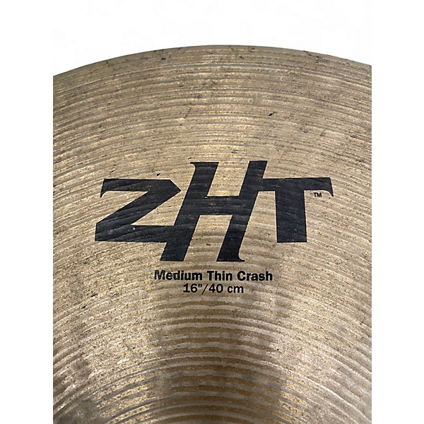 Used Zildjian 16in ZHT Medium Thin Crash Cymbal