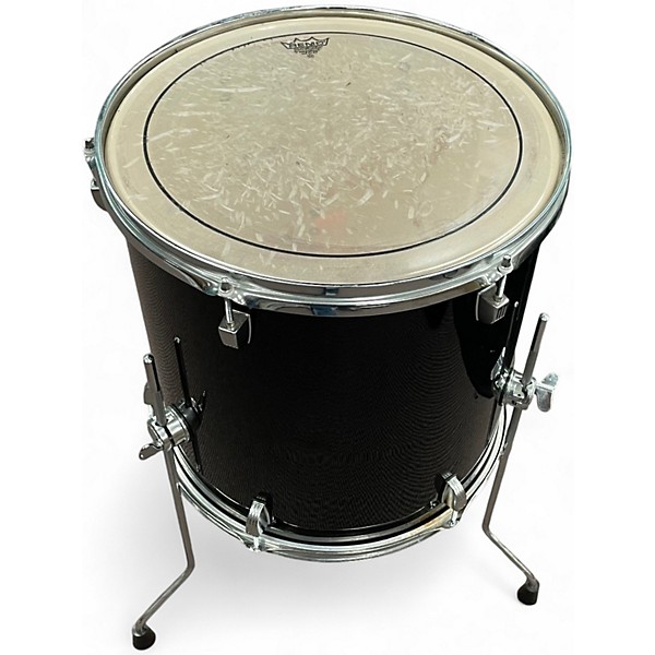 Used Ludwig 5 Piece Accent CS Black Drum Kit