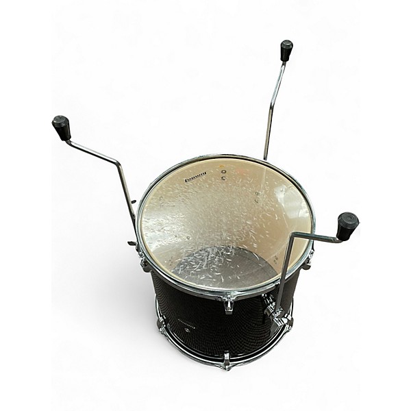 Used Ludwig 5 Piece Accent CS Black Drum Kit