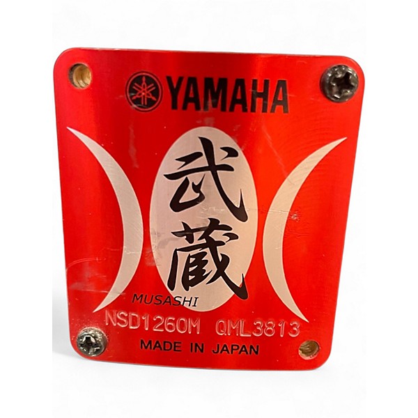 Used Yamaha 6X12 Oak Musashi Snare Black Drum