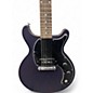 Used 2019 Gibson Les Paul Junior Tribute DC Faded Blue Stain Solid Body Electric Guitar