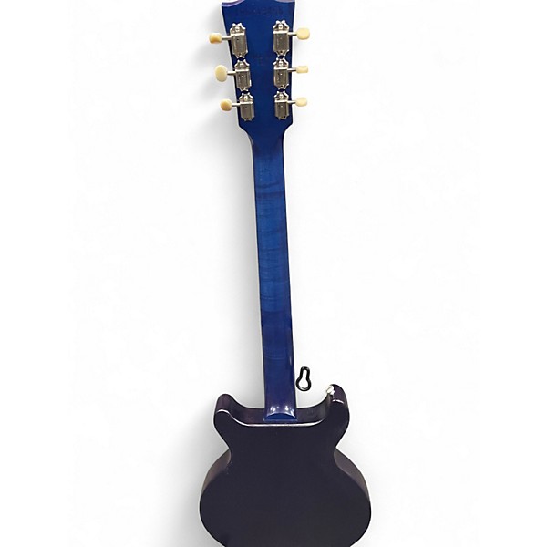 Used 2019 Gibson Les Paul Junior Tribute DC Faded Blue Stain Solid Body Electric Guitar