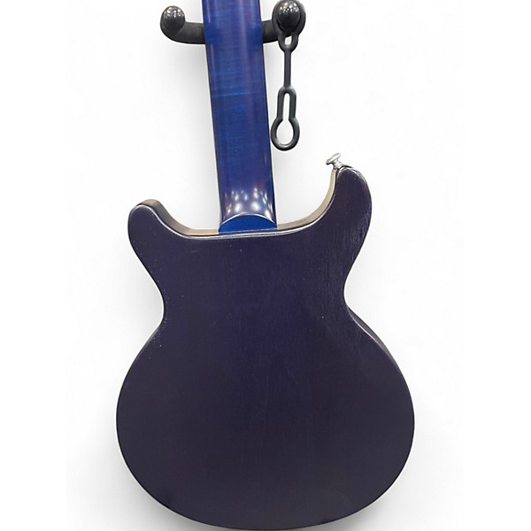 Used 2019 Gibson Les Paul Junior Tribute DC Faded Blue Stain Solid Body Electric Guitar