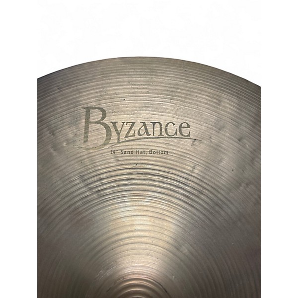 Used MEINL 14in Byzance Vintage Sand Hi Hat Bottom Cymbal
