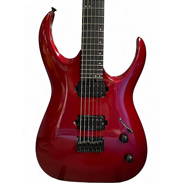Used Jackson Pro Plus Series Signature Misha Mansoor JG6 Red Crystal Solid Body Electric Guitar