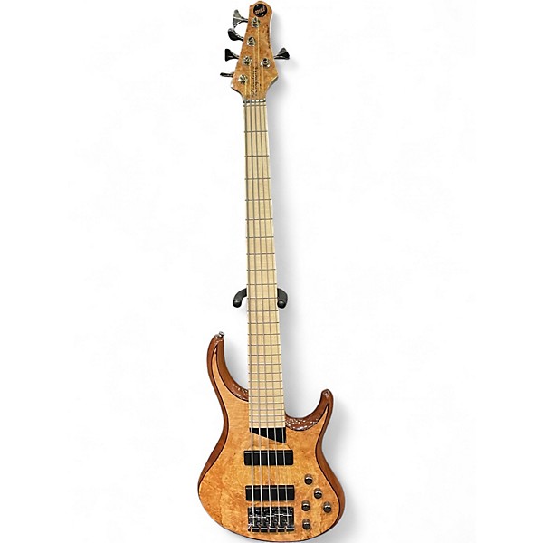 Used MTD Kingston 5 String Natural Electric Bass Guitar