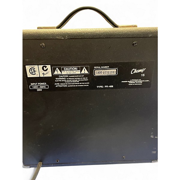 Used Squier champ 15 Battery Powered Amp