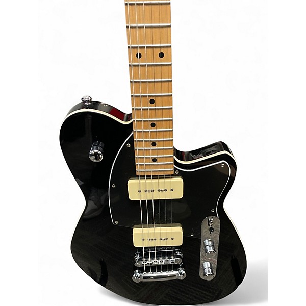 Used Reverend CHARGER 290 BLACK Solid Body Electric Guitar